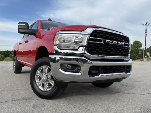 Flame Red Clearcoat 2023 RAM 2500 Big Horn Crew Cab 4x4 6'4' Box