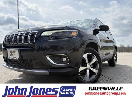Diamond Black Crystal Pearlcoat 2019 Jeep Cherokee Limited