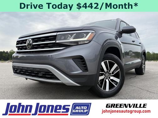 Platinum Gray Metallic 2023 Volkswagen Atlas 2.0T SE