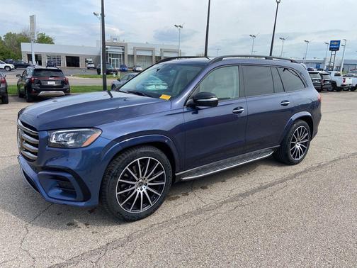 Twilight Blue Metallic 2024 Mercedes-Benz GLS 580 4MATIC