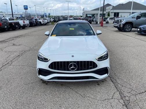 MANUFAKTUR Moonlight White Metallic 2023 Mercedes-Benz AMG C 43 4MATIC