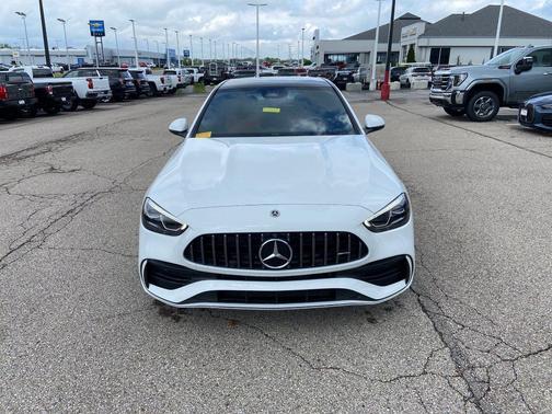 MANUFAKTUR Moonlight White Metallic 2023 Mercedes-Benz AMG C 43 4MATIC