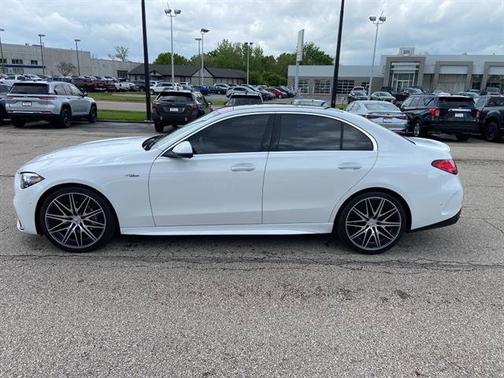 MANUFAKTUR Moonlight White Metallic 2023 Mercedes-Benz AMG C 43 4MATIC
