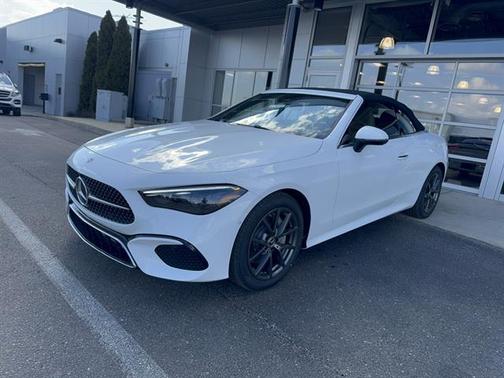 Polar White 2026 Mercedes-Benz CLE 300 4MATIC Cabriolet