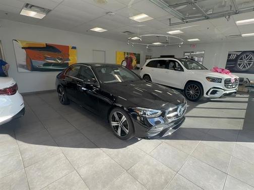 Black 2025 Mercedes-Benz C-Class C 300 4MATIC