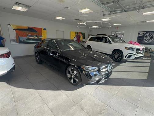Black 2025 Mercedes-Benz C-Class C 300 4MATIC