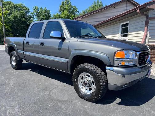 Gray 2002 GMC Sierra 1500 SLT HD Crew Cab
