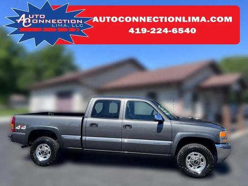Gray 2002 GMC Sierra 1500 SLT HD Crew Cab