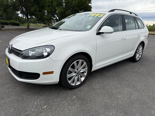 Candy White 2014 Volkswagen Jetta SportWagen DSG TDI w/Sunroof & Nav