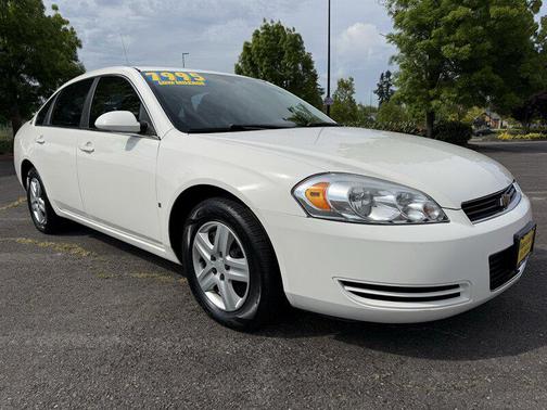 White 2008 Chevrolet Impala LS