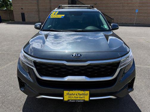 Gravity Gray 2021 Kia Seltos EX