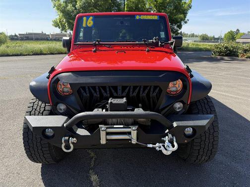 Firecracker Red Clear Coat 2016 Jeep Wrangler Unlimited Sahara