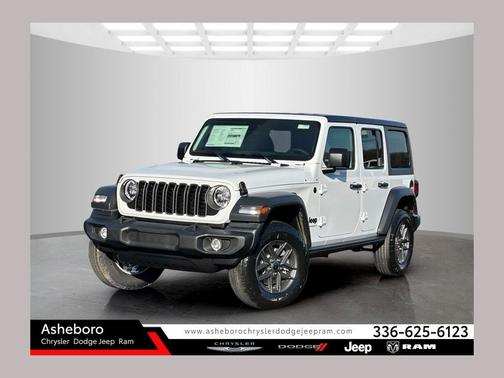 Bright White Clearcoat 2025 Jeep Wrangler Sport