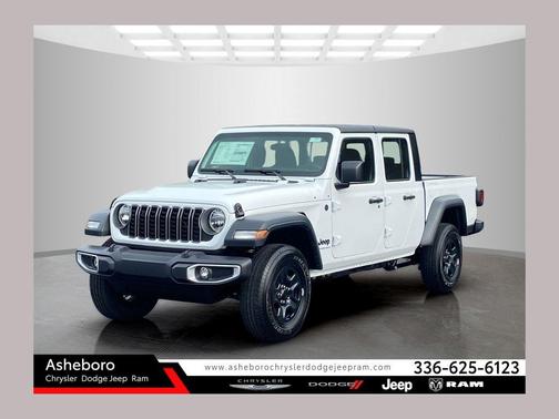 Bright White Clearcoat 2026 Jeep Gladiator Sport