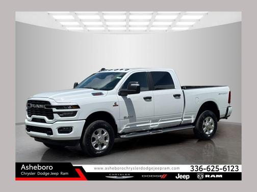 Bright White Clearcoat 2025 RAM 2500 Big Horn