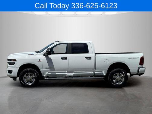 Bright White Clearcoat 2025 RAM 2500 Big Horn