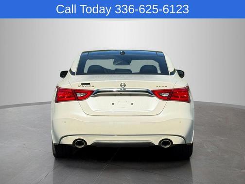 White 2017 Nissan Maxima 3.5 Platinum