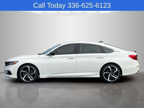 White 2022 Honda Accord Sport 1.5T