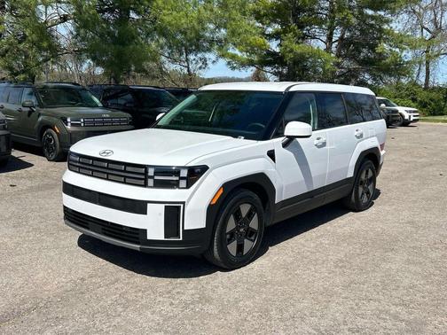 White 2026 Hyundai SANTA FE HEV SE