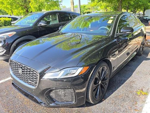 Santorini Black 2024 Jaguar XF R-Dynamic SE