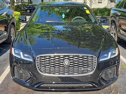 Santorini Black 2024 Jaguar XF R-Dynamic SE