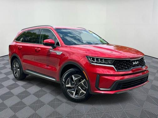 Red 2022 Kia Sorento Hybrid S