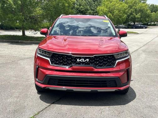 Red 2022 Kia Sorento Hybrid S