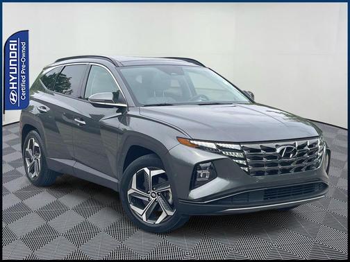 Gray 2022 Hyundai TUCSON Limited