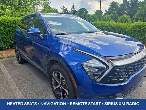 Sapphire Blue 2023 Kia Sportage EX