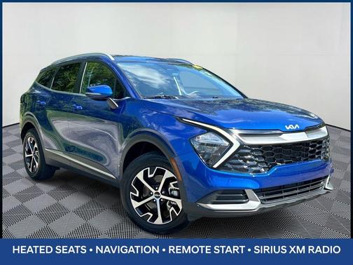Sapphire Blue 2023 Kia Sportage EX