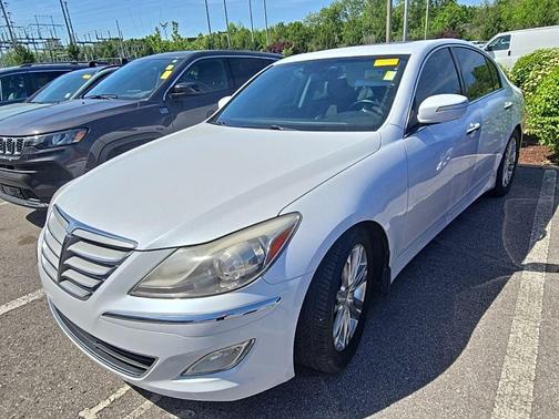 Casablanca White 2014 Hyundai Genesis 3.8