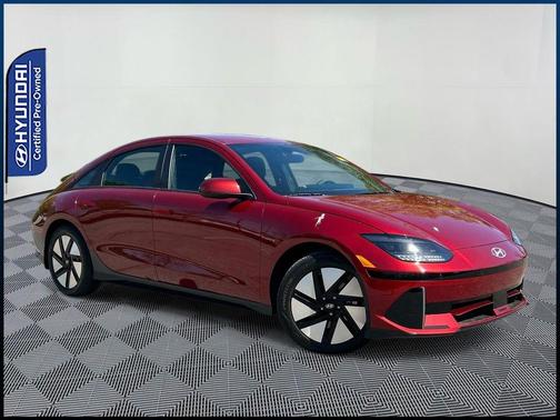 Red 2024 Hyundai IONIQ 6 SE