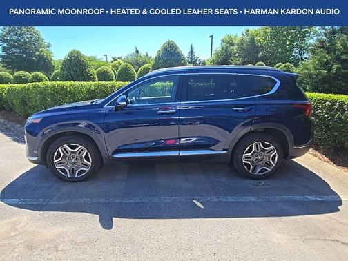 Stormy Blue 2021 Hyundai SANTA FE Limited