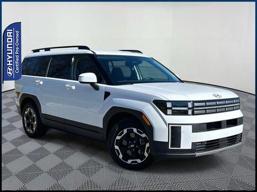 White 2025 Hyundai SANTA FE SEL