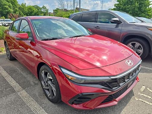 Red 2025 Hyundai ELANTRA Limited