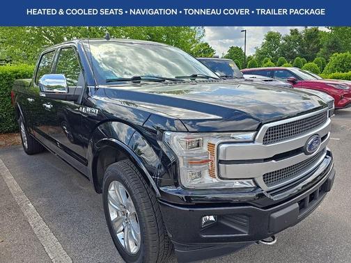 Shadow Black 2018 Ford F-150 Platinum