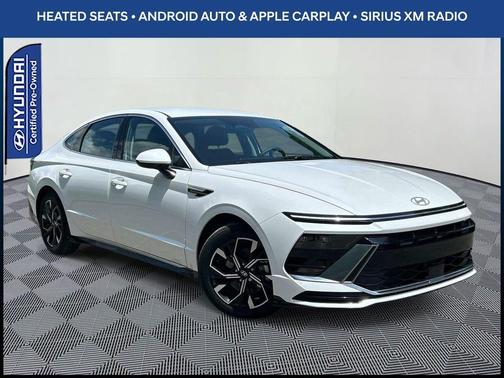White 2025 Hyundai SONATA SEL