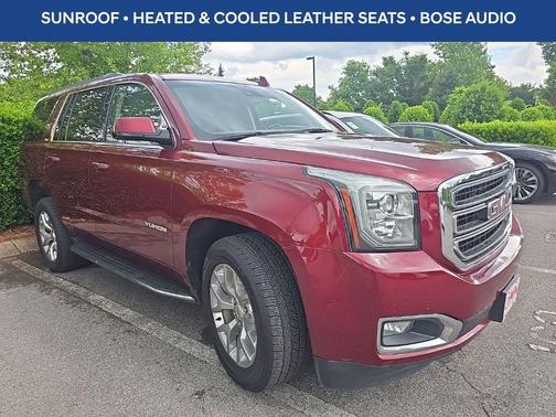 Crimson Red Tintcoat 2019 GMC Yukon SLT