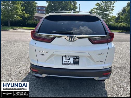 Platinum White 2021 Honda CR-V Touring