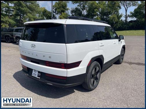 White 2027 Hyundai SANTA FE HEV SEL