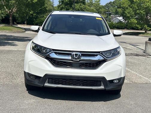 White 2019 Honda CR-V EX-L