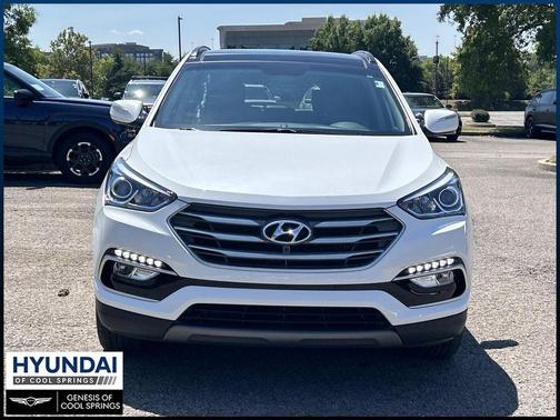Frost White Pearl 2018 Hyundai Santa Fe Sport 2.0L Turbo Ultimate