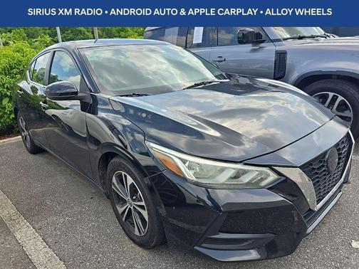 Black 2022 Nissan Sentra SV
