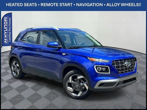 Intense Blue 2025 Hyundai VENUE Limited
