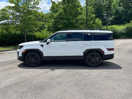 White 2026 Hyundai SANTA FE HEV Calligraphy