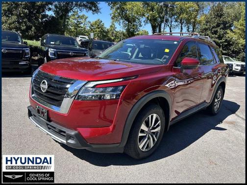Scarlet Ember 2023 Nissan Pathfinder SL