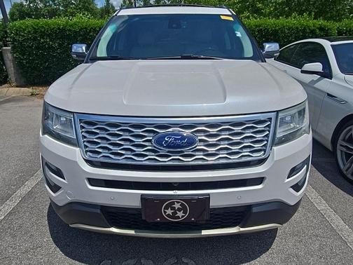 White Platinum Clearcoat Metallic 2016 Ford Explorer Platinum