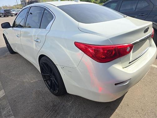 Moonlight White 2015 INFINITI Q50 Premium