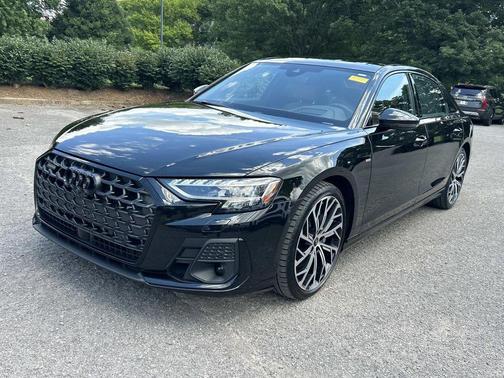 Mythos Black Metallic 2024 Audi A8 L 55