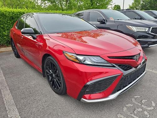 Midnight Black Metallic 2024 Toyota Camry XSE